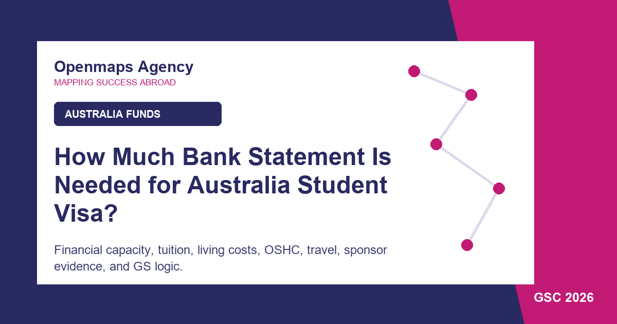 How Much Bank Statement Is Needed for an Australia Student Visa?