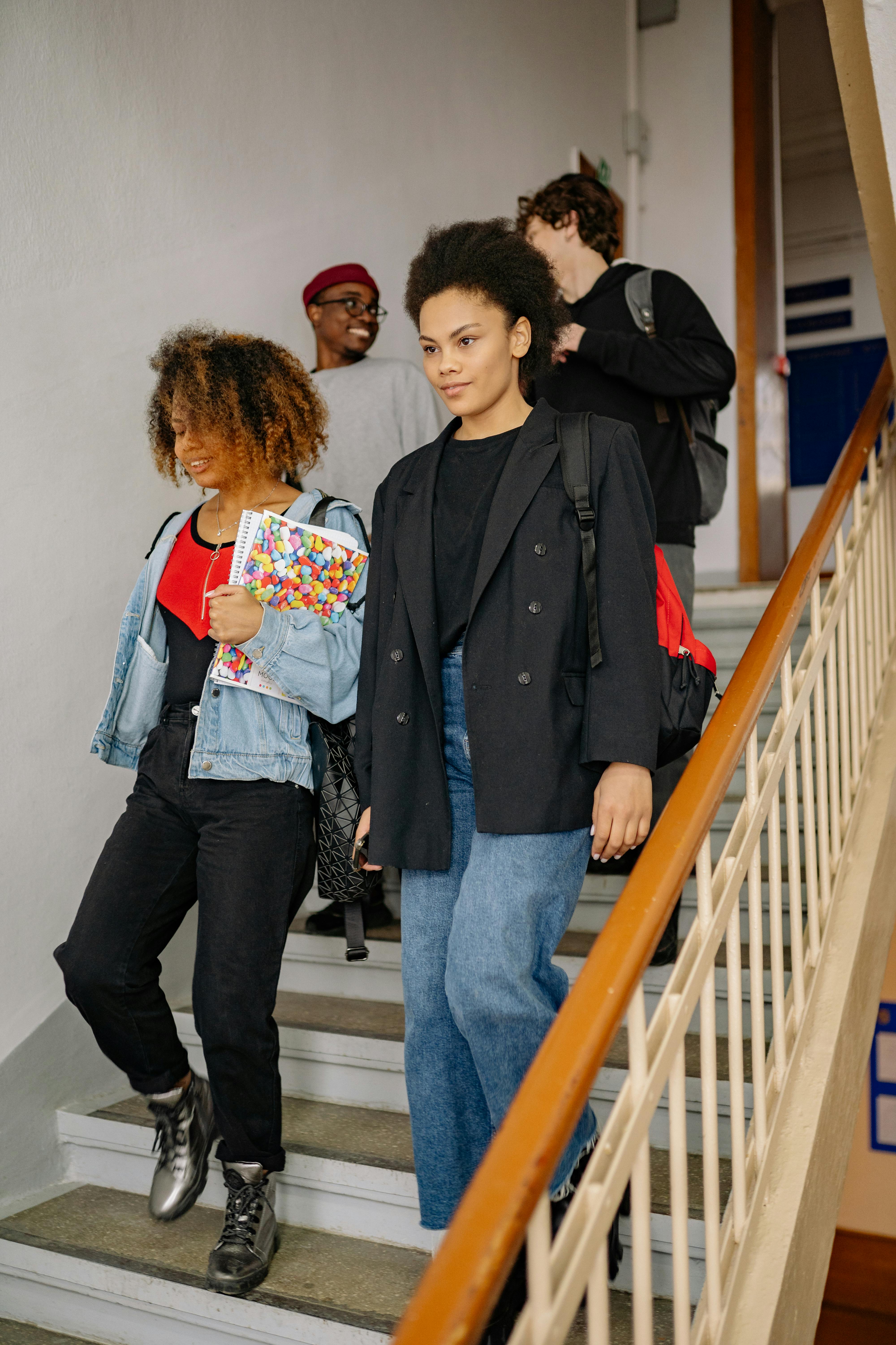 Diverse group of successful students